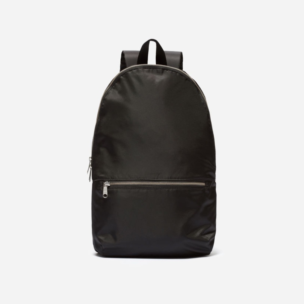 Everlane packable black backpack